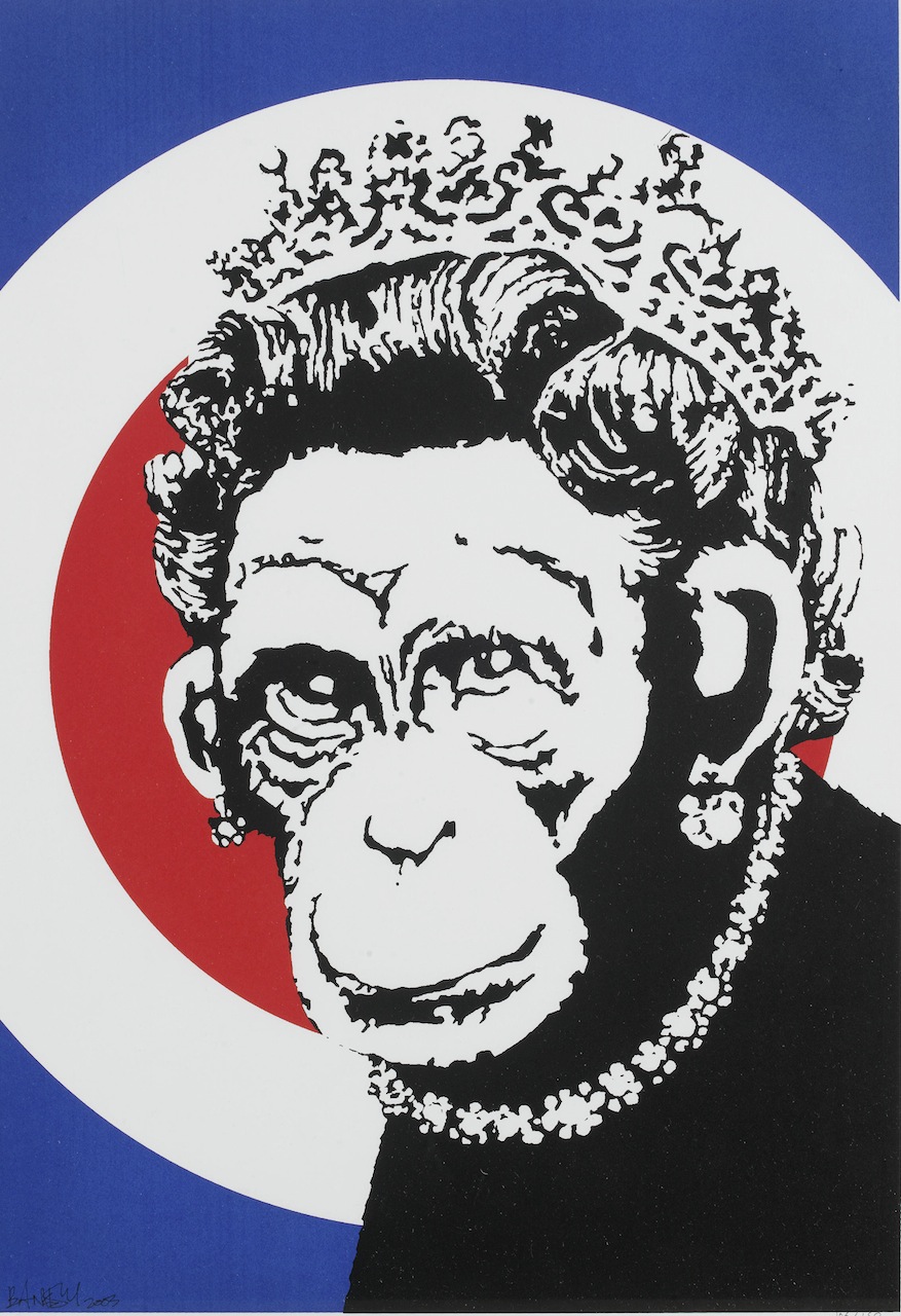 banksy monkeyqueen